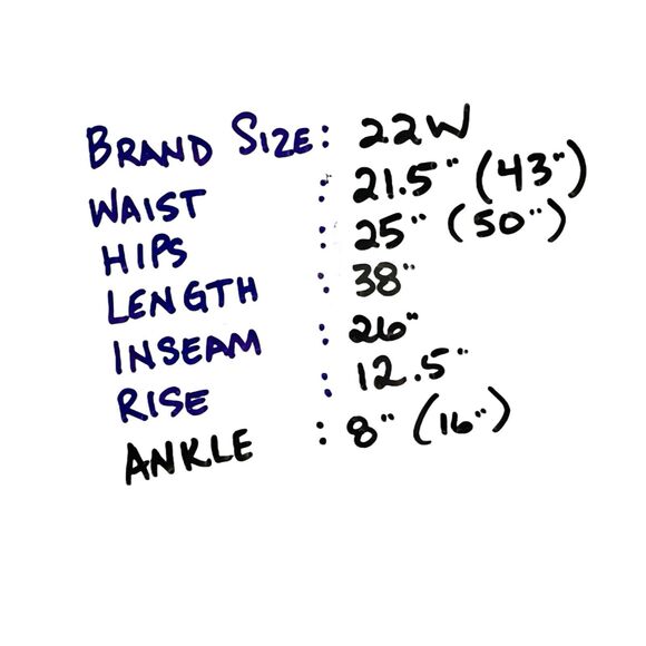 Ava & Viv Plus Size 22W Brown Plaid Mid-Rise Ankle Work Pants – FLAWED - Picture 2 of 10